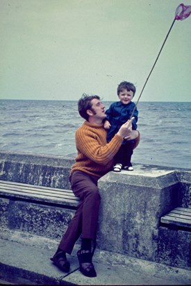 Dad and Simon - Mum will have knitted that jumper, too