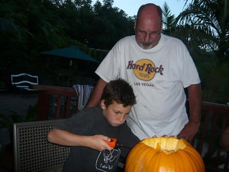 Caius and Uncle Jim-Halloween