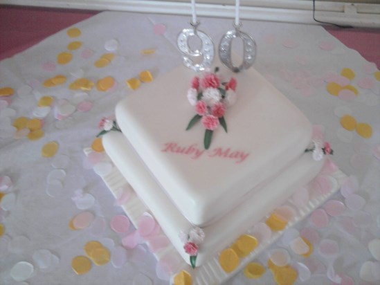Nan's 90th Birthday Cake
