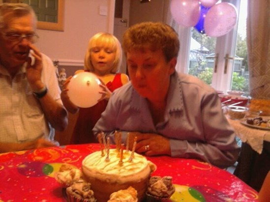 Mum's 64th Birthday, We had no idea how much would change in a year :-(