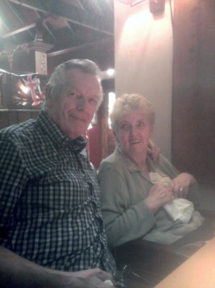 Mum and Dad on Fathers Day 2012. One of the last pictures of them together xxx
