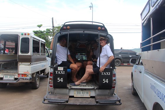 Dadads always game, even for ropey Thai taxis