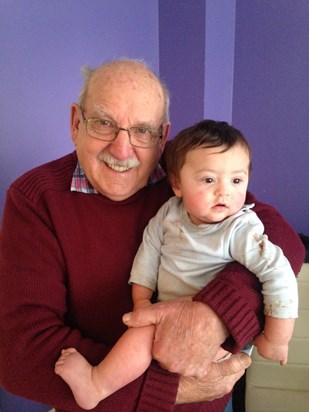 Bradley & Grandad Ted