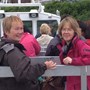 A lovely picture of Caroline with Chris on the Loch Ness boat