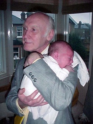 With baby James 2001