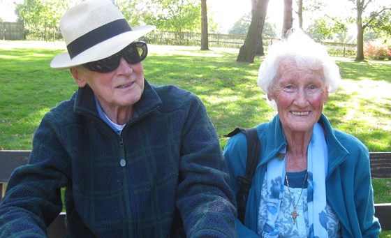 Jim and Betty, Richmond park , september 2015