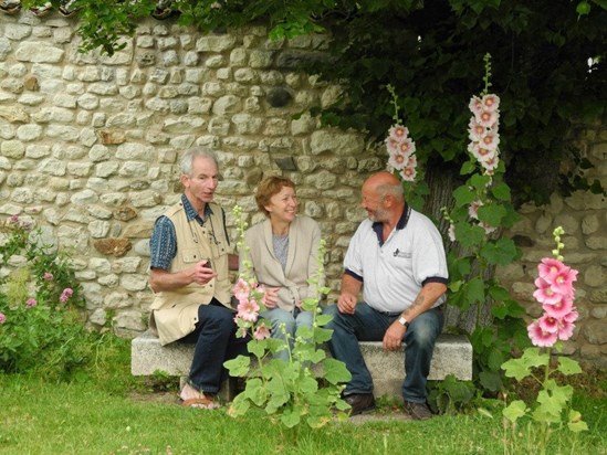 Nigel, Fiona et Yves - Talmont sur Gironde, France.