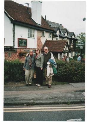 (left to right) Merete, Heidi, Charles in 2002/2003