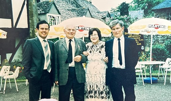 Roger and Jeremy with parents