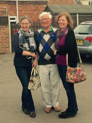 Roger with Lindsay and Alison