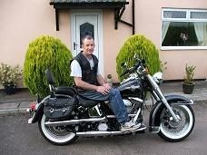 christopher on his harley