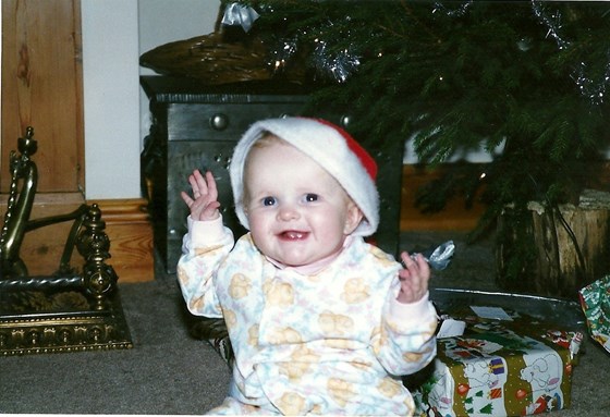 Christmas as a baby