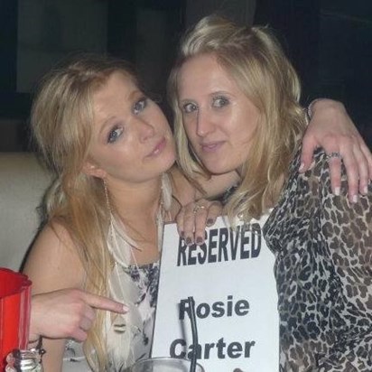 Rose and Auntie Hollie in 'Life', Andover on Rosie's 18th