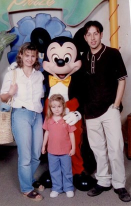 Mummy, Daddy, Rosie and Mickey Mouse