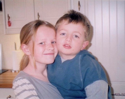 Young Tom and big sister Rose