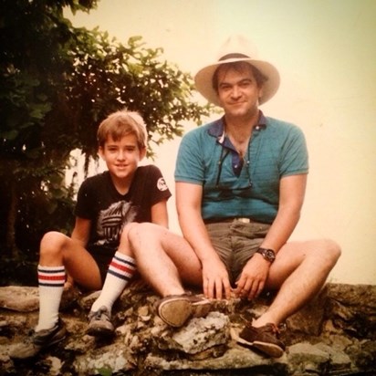 Coba ruins in Mexico with Josh