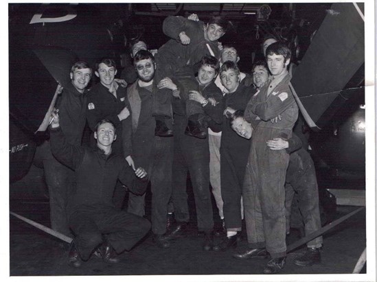 845 Squadron HMS Hermes circa 1976