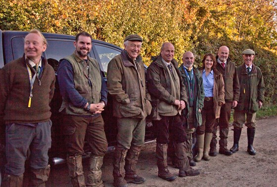 The picking team Stoke Edith 26 October 2018