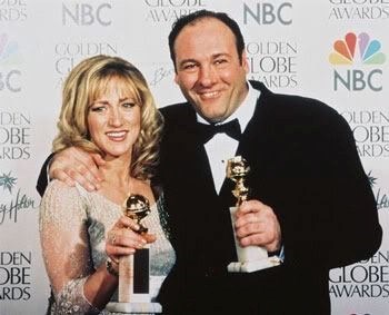 Edie Falco & Jim both won Golden Globes