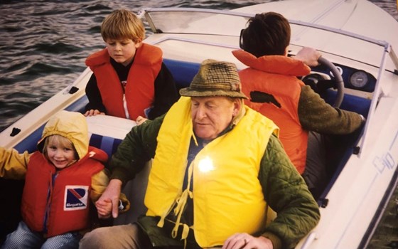 A boat ride with Grandad 