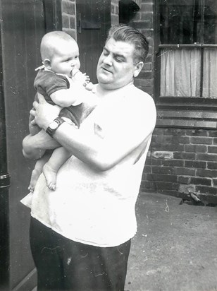 Baby Bob with Uncle Jack