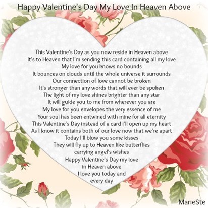 Happy Valentine's Day My Sweetheart ❤️ God I Miss You So.