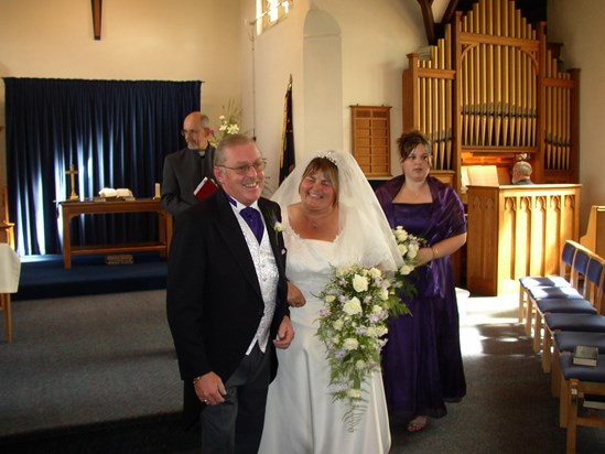 Karen and Kev's wedding 30th August 2003,Happy Days