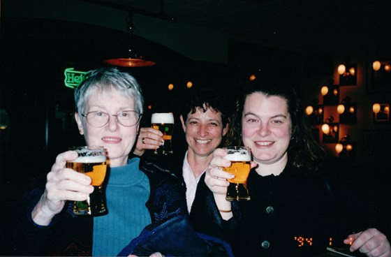 Mom, Mariette, Lisa in Holland visiting Chelsea