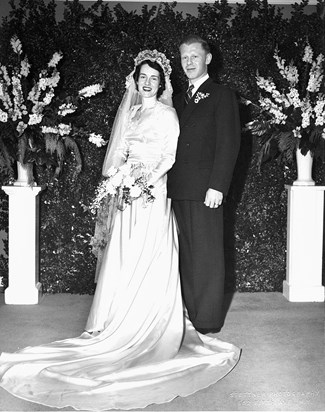 Betsy & Volckherdt's wedding, New York 1955
