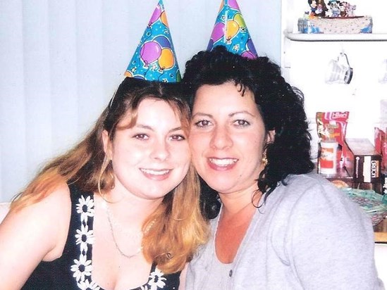 Mom & Kristin's birthday~ 2001
