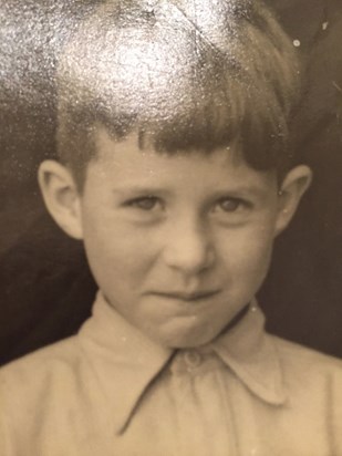 Chris as a young boy