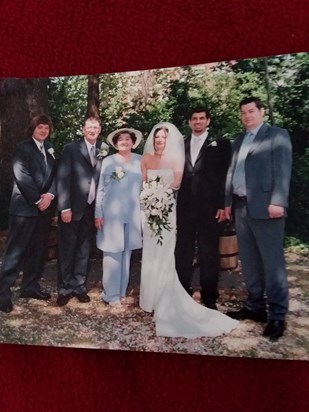 Sister Donna's wedding 14 June 2003