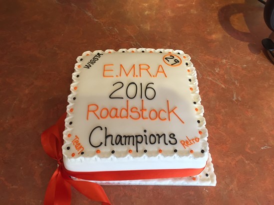 Cake for champions. 