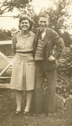 Dad and Mum Aug 1947