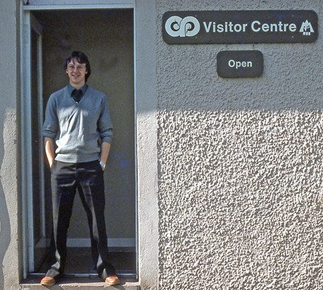 Dave working as Countryside Ranger, Strathclyde Country Park, Motherwell (August 1982)