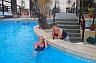 Me and Mum by the hotel pool