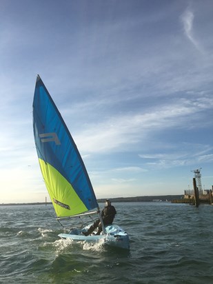 16/5/19 RNSA Race Training in Portsmouth Harbour