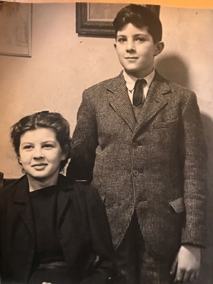 Joan and Keith (sister and brother)