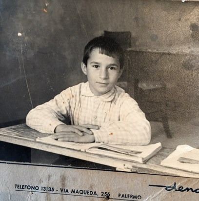 Filippo as a child
