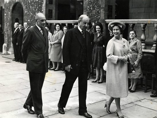 Queen Elizabeth II visiting Goodenough College in 1963