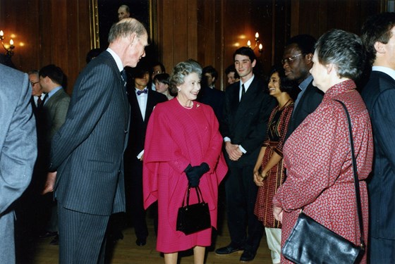Queen Elizabeth II visiting Goodenough College in 1991