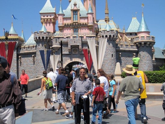At Disneyland L.A