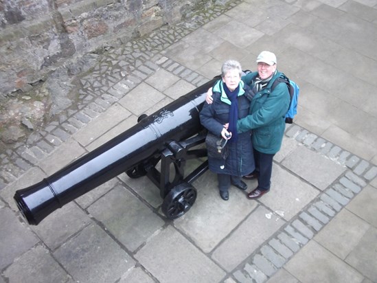 Edinburgh Castle - 17th Feb 2012 - this was the very last photo I ever took of my Dad