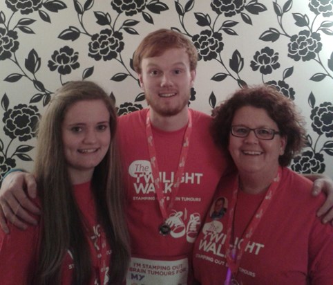 After the Twilight Walk for The Brain Tumour Charity! 28 Sept 2014