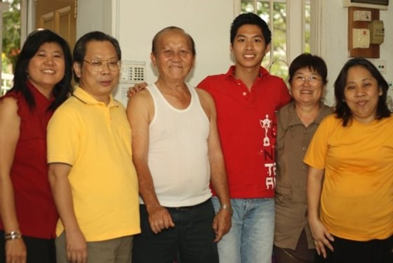 With Lee Family & Anthony