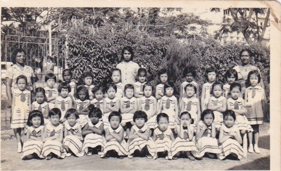 At Joy Kindergarden many moons ago.