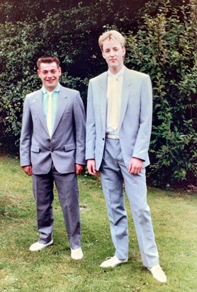 Off to Nigel & Julies Wedding Reception 1987