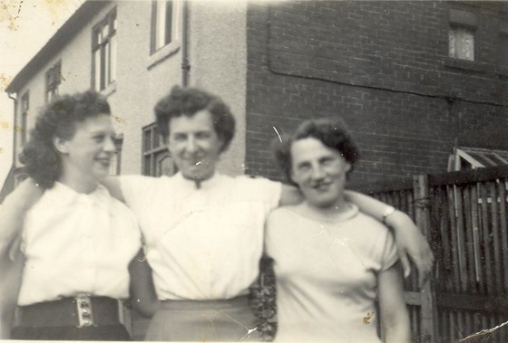 Irene and her sisters Marie & Freda 
