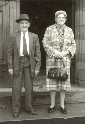 Irene's parents Bertie & Florrie Houghton