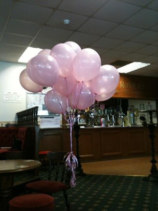 Caitlyn's 15 Pink Balloons